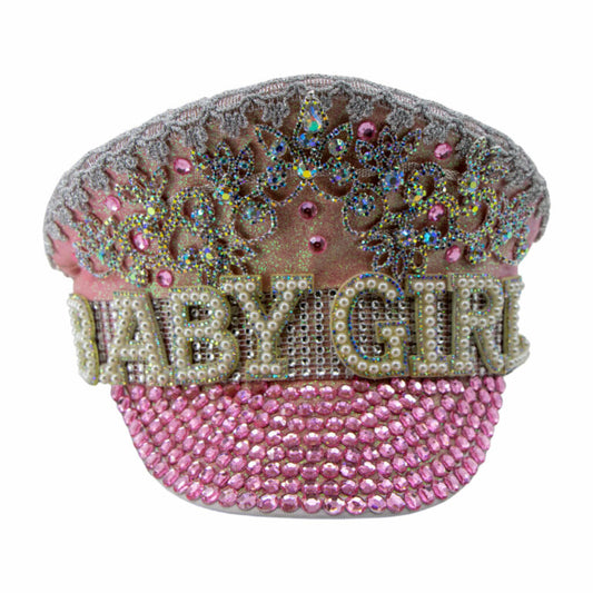 BABY GIRL CAPTAIN MILITARY SEQUIN BACHELORETTE COSTUME POLICE HAT