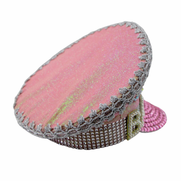 BABY GIRL CAPTAIN MILITARY SEQUIN BACHELORETTE COSTUME POLICE HAT