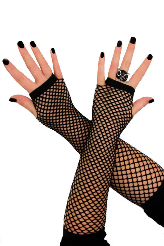 ARM FISHNET GLOVE – LONG GOTHIC HALLOWEEN