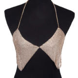 Rhinestone Diamond Shape Top