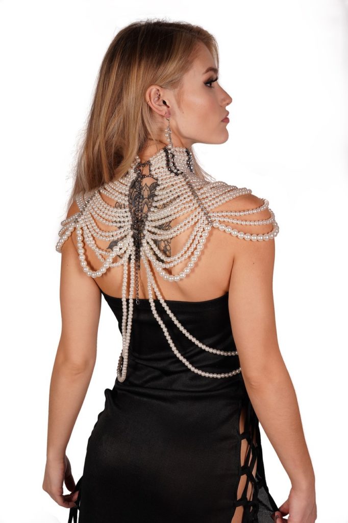 Body Pearl Necklace Choker