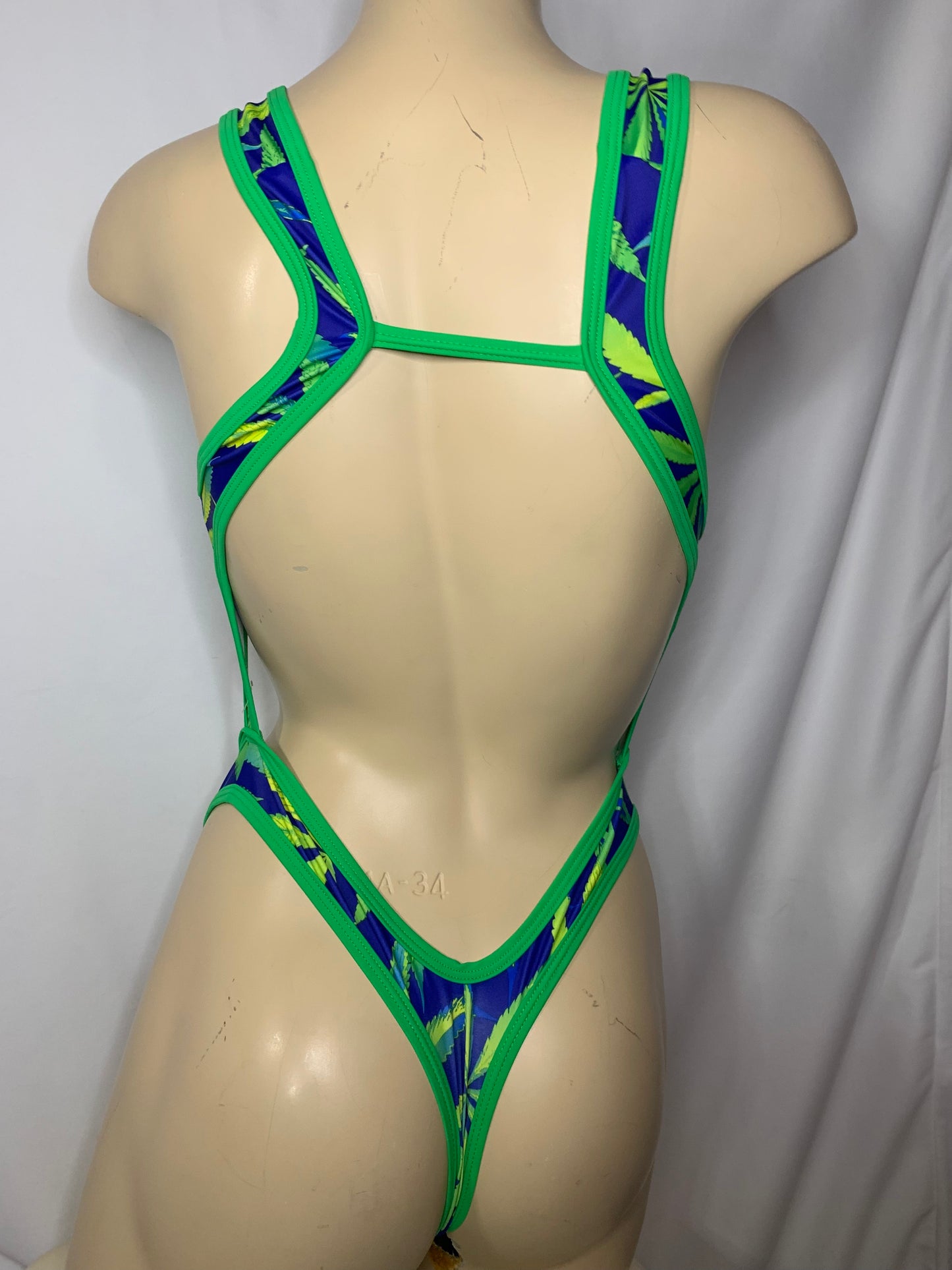 420 Marijuana Weed Bodysuit Dancewear Festivalwear