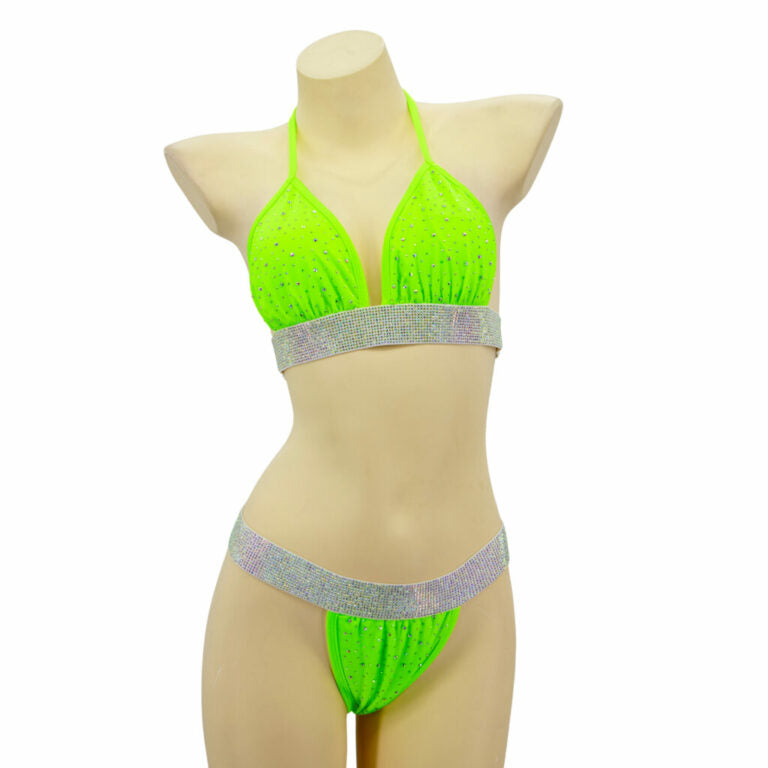 Rhinestone Starburst Sexy Bikini Set