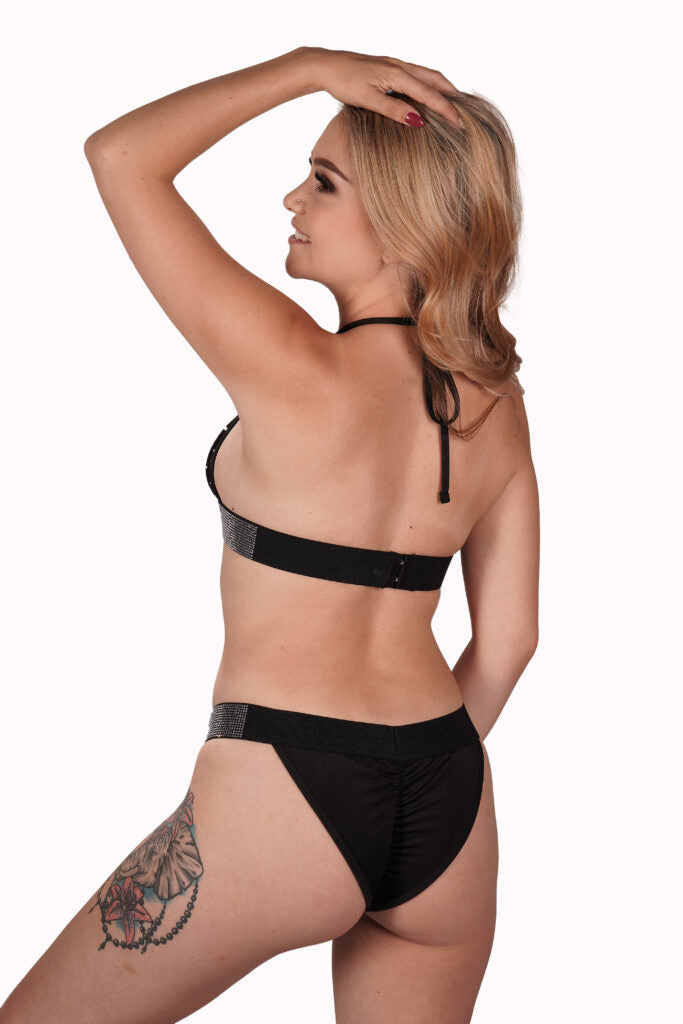 Rhinestone Starburst Sexy Bikini Set