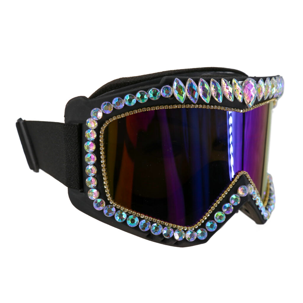 Bling Crystal Snowboarding Ski Goggles