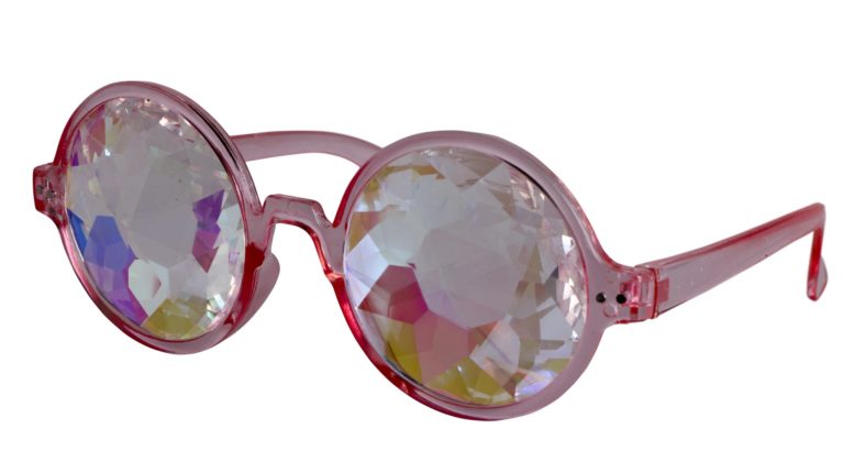 KALEIDOSCOPE GLASSES ROUND FRAME Rave Glasses