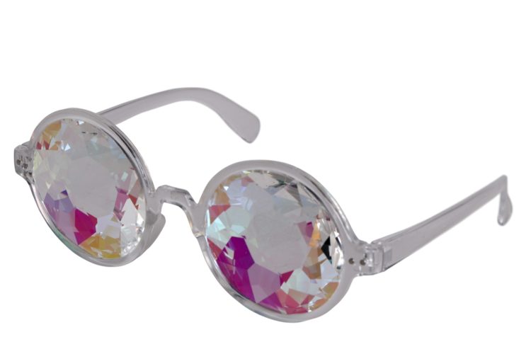 KALEIDOSCOPE GLASSES ROUND FRAME Rave Glasses