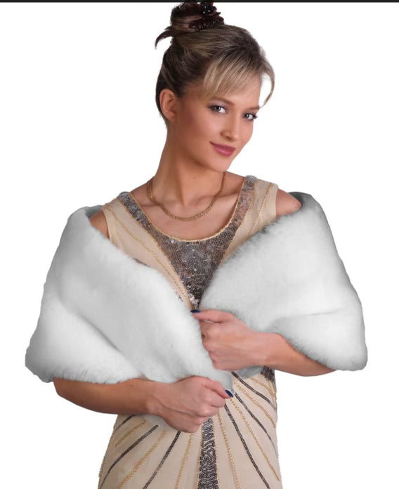 Faux Fur Wrap Stole