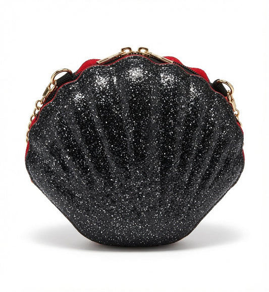 SPARKLING MERMAID SHELL  PURSE HANDBAG CLUTCH