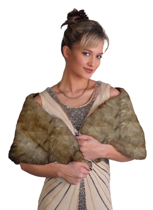 Faux Fur Wrap Stole