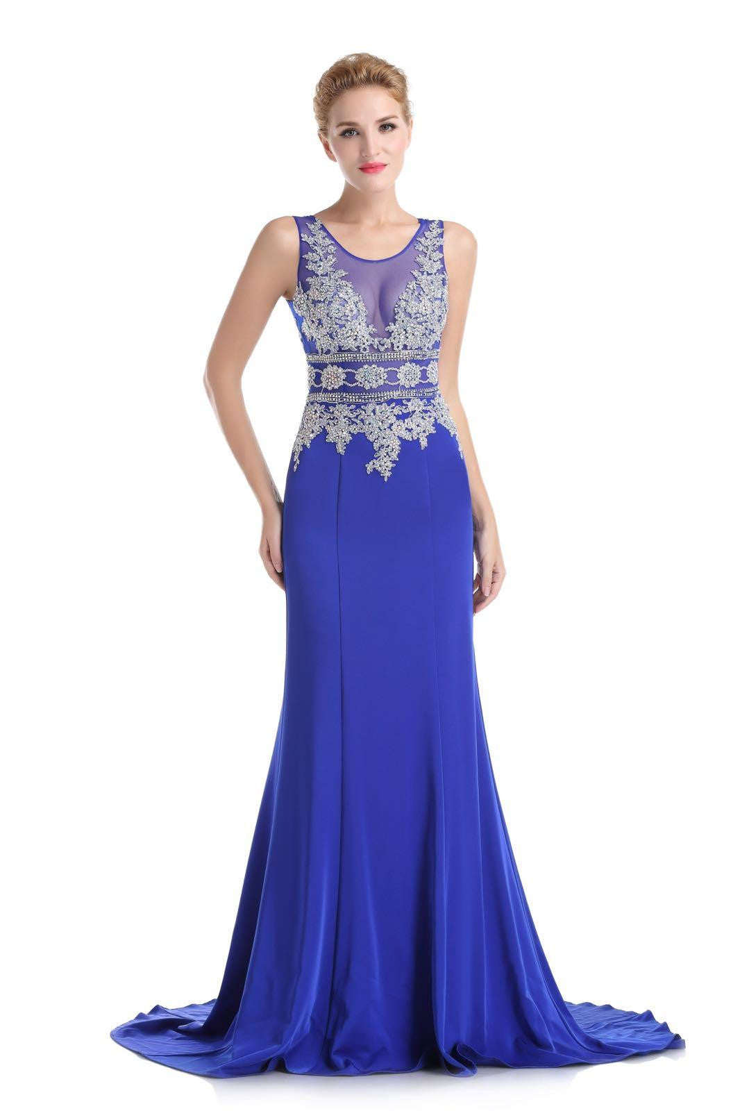 Special Occasion Gown with Beaded Bodice